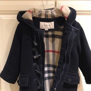 Burberry toddler wool pea coat